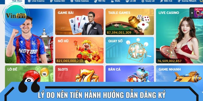 Lý do nên tiến hành tạo tài khoản tại trang web