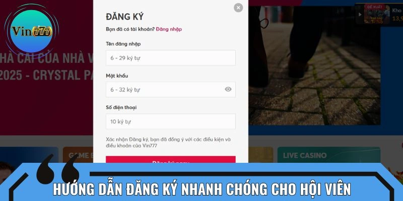 Các bước tạo tài khoản cần nắm tại nền tảng