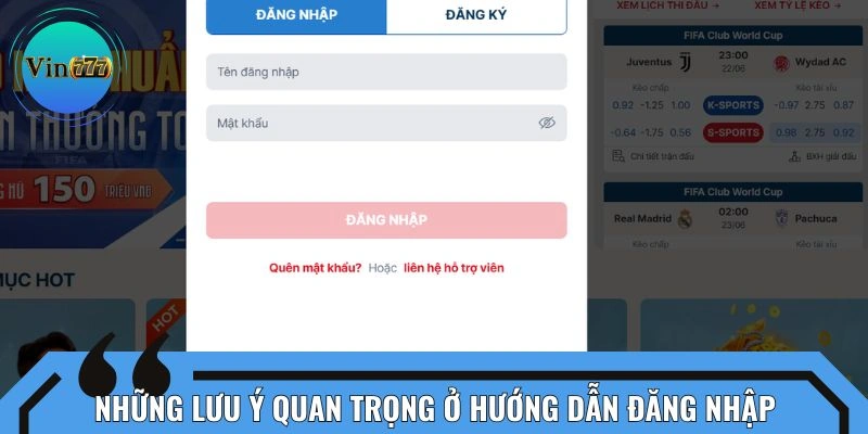 Lưu ý cần nắm khi hướng dẫn đăng nhập