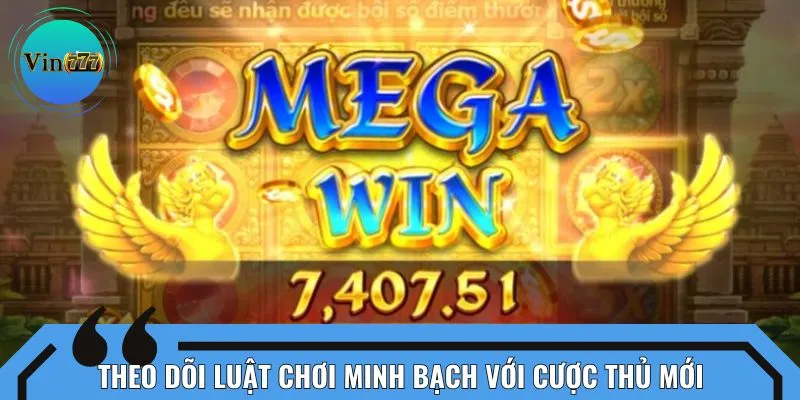Theo dõi luật chơi minh bạch với cược thủ mới